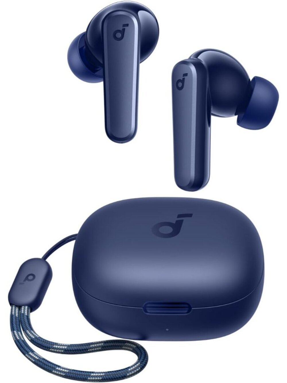 Wireless Blue Anker P20i True Big Bass 30H Playtime Clear Call Bluetooth Earbud